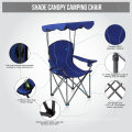 NPOT Fishing Outdoor UV Protection Foldable Camping Chair Sunshade camp chair with awning